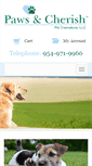 Mobile Screenshot of pawsandcherish.com